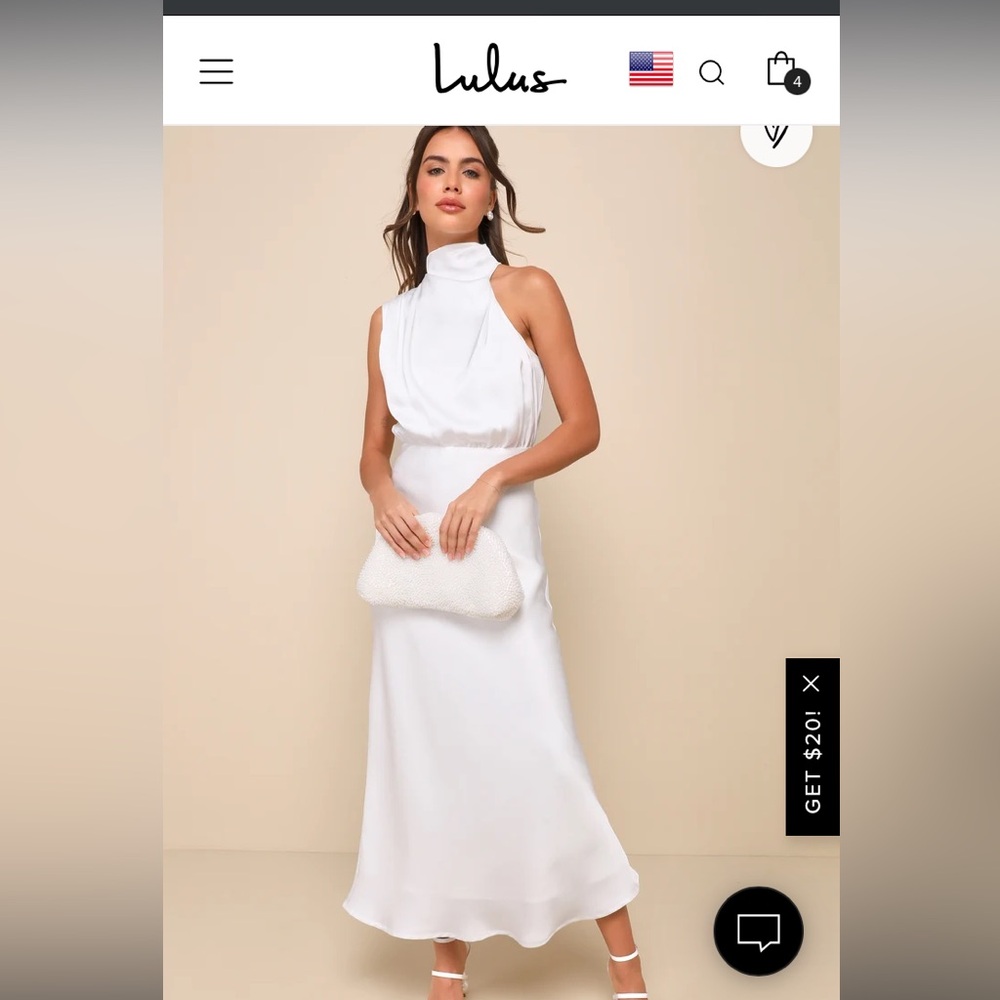 Lulus size small rehearsal dinner dress